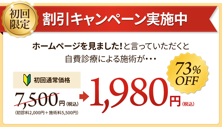 割引キャンペーン実施中